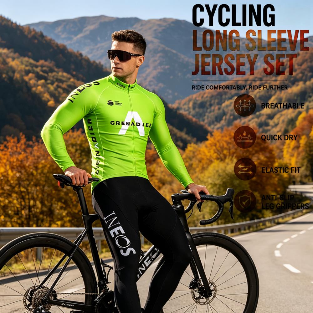 Cycling Gear Clothing - Autumn Cycling Jersey Set Ropa Ciclismo