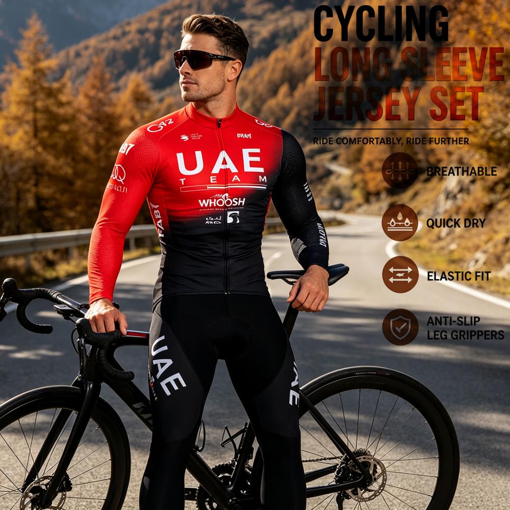 Cycling Gear Clothing - Spring Summer Long Sleeve Cycling Jersey