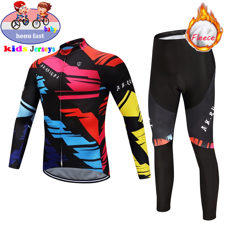 Cycling Gear Kids - 2026 Boy Winter Thermal Fleece Cycling
