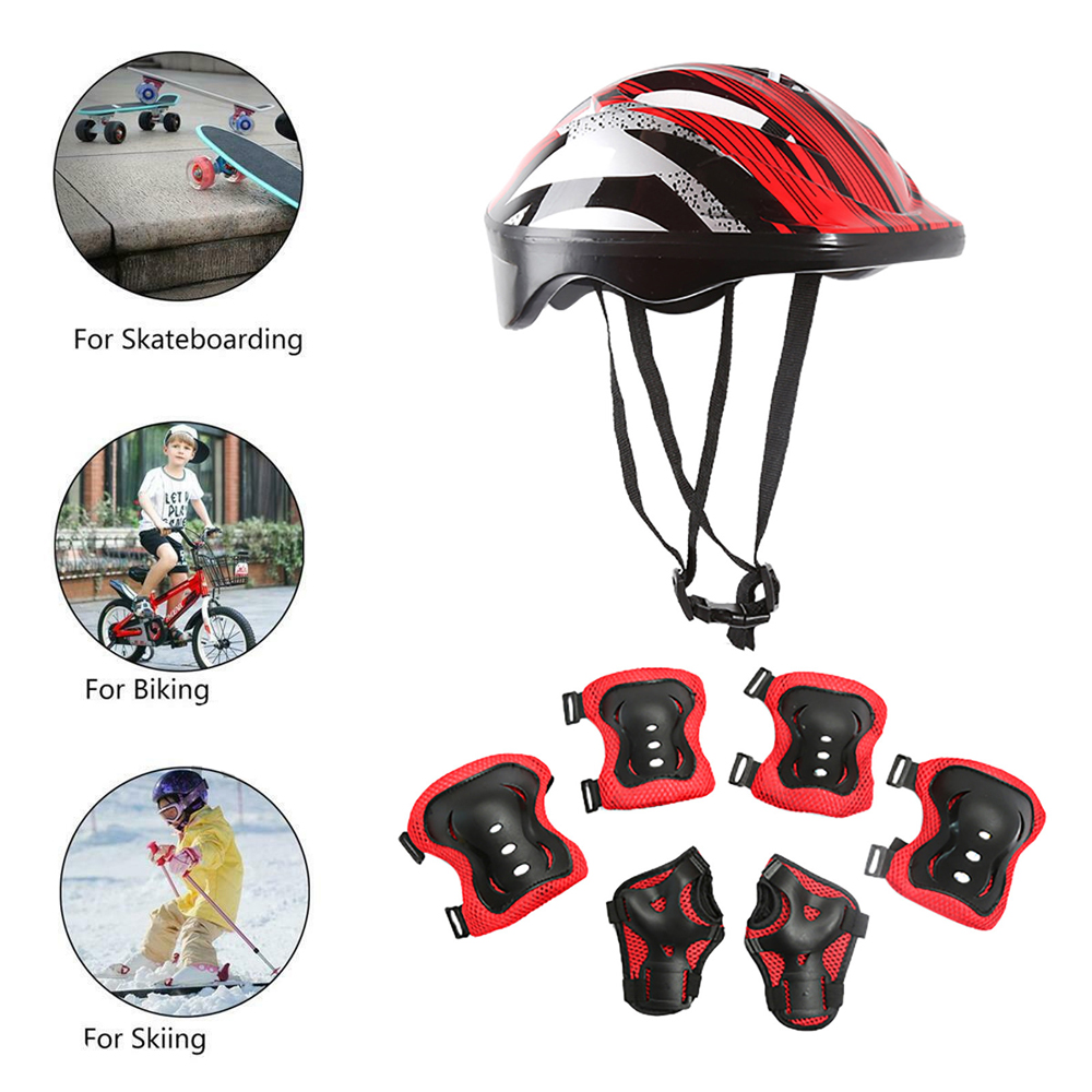 7Pcs/Set Roller Skating Kids S - огляд і ціна Cycling Gear Kids