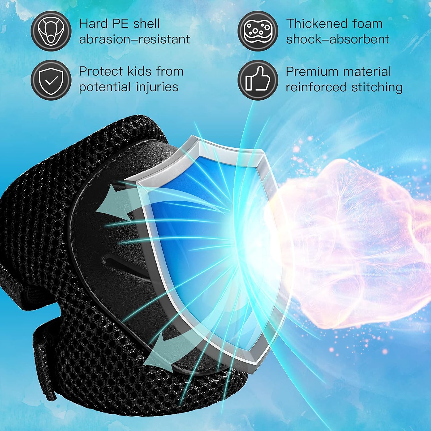 6PCS Kids Protective Gear Set  - огляд і ціна Cycling Gear Kids