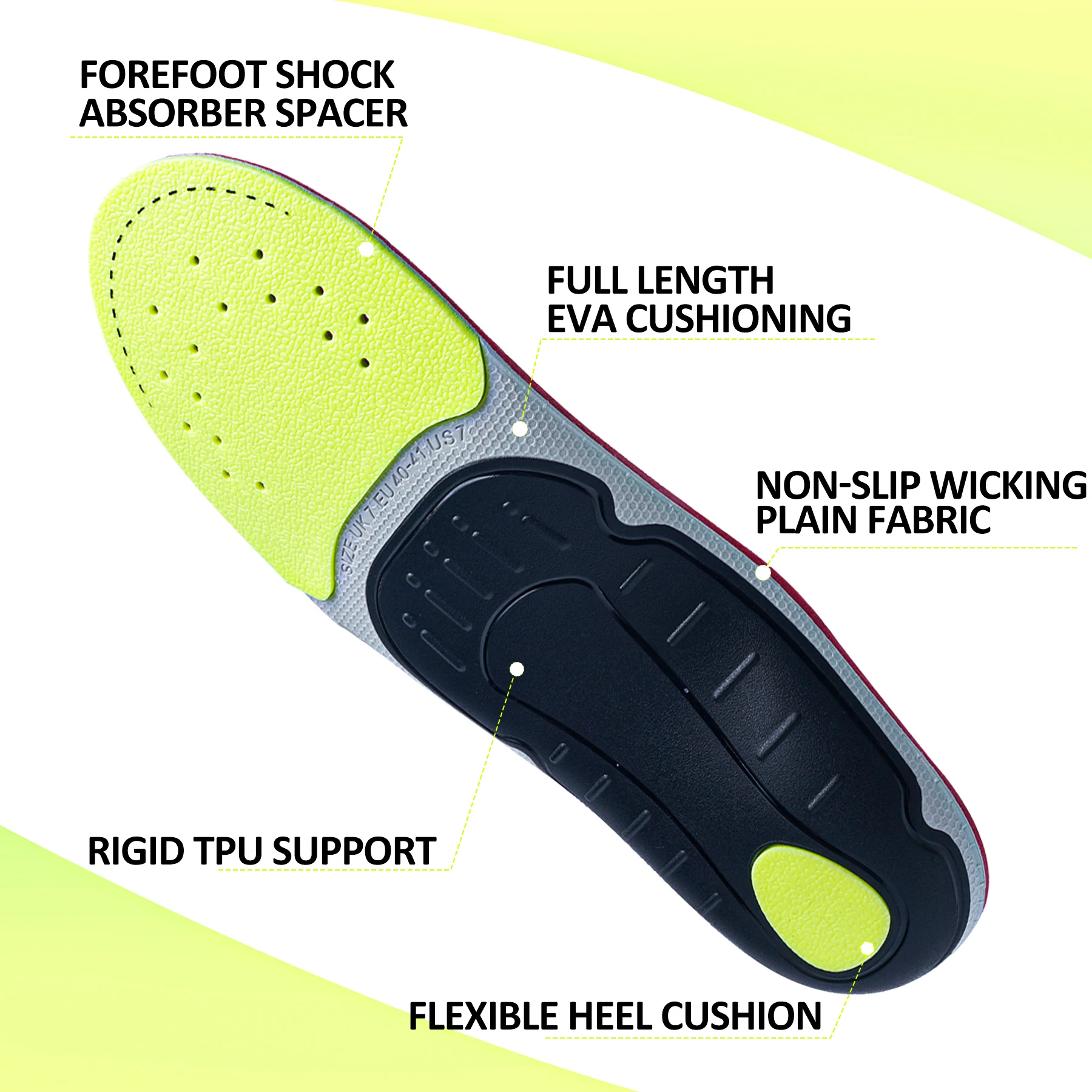 Plantar Fasciitis Orthopedic I - огляд і ціна Cycling Shoe Insoles
