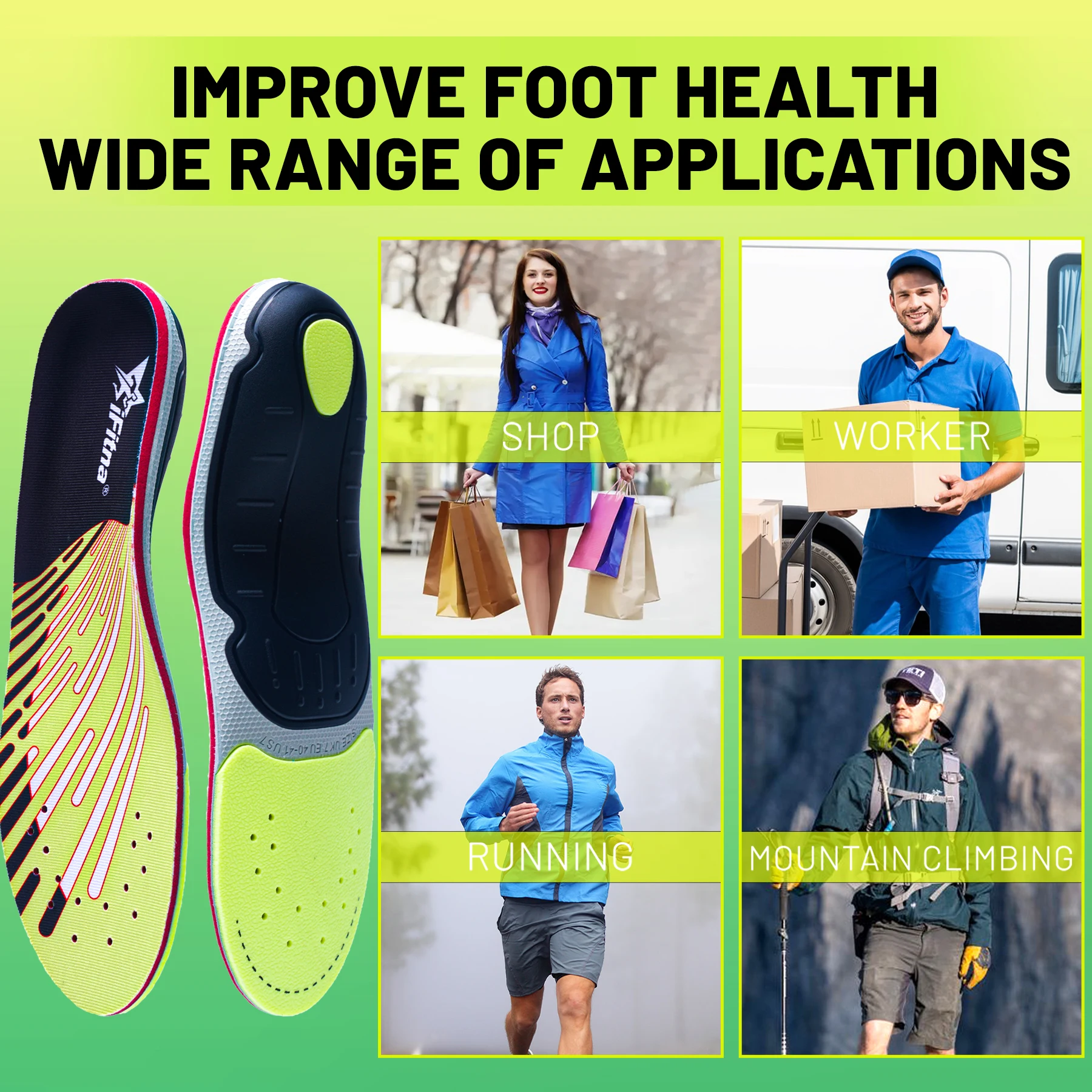 Plantar Fasciitis Orthopedic I - огляд і ціна Cycling Shoe Insoles