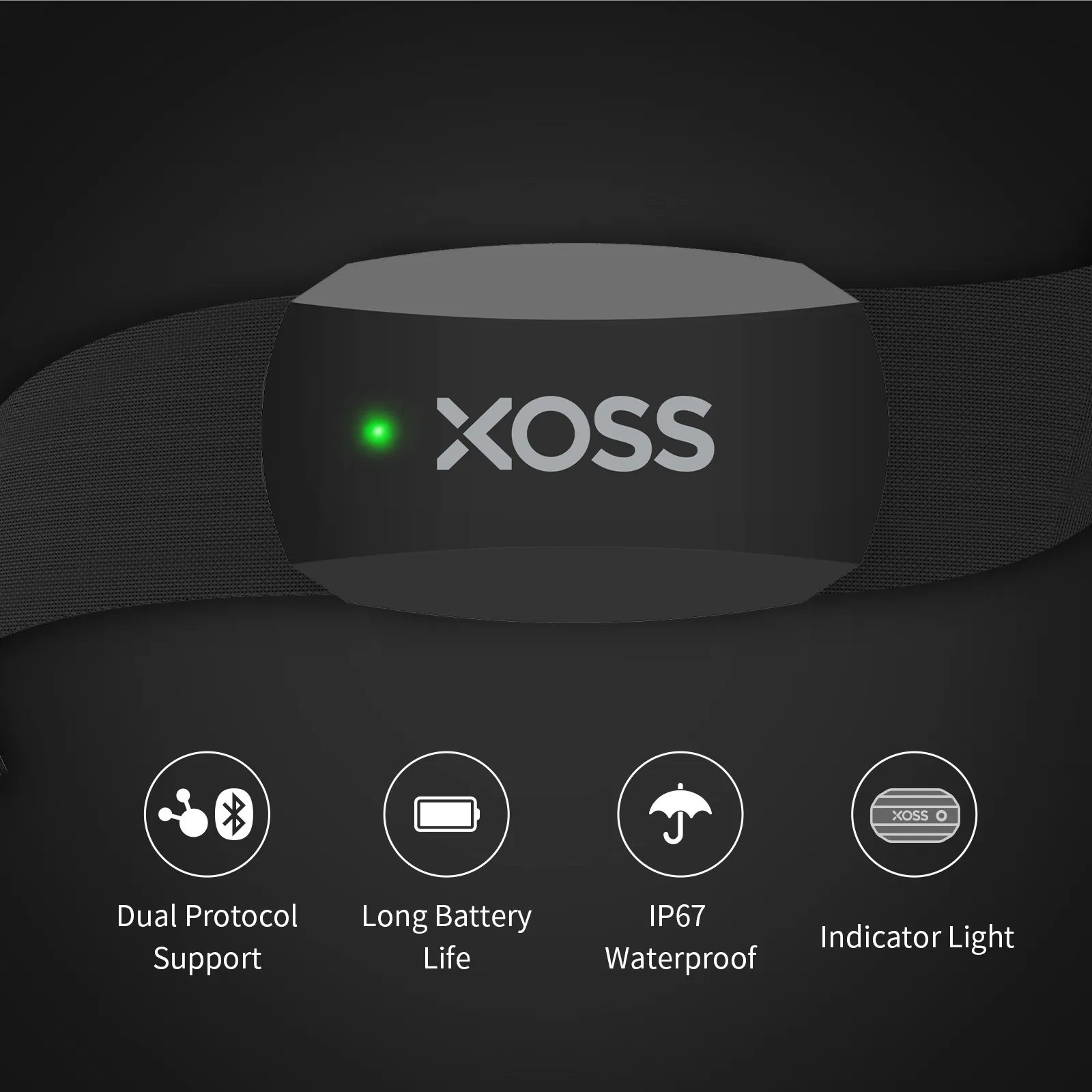 XOSS X2 Chest Strap Heart Rate - огляд і ціна Cycling Heart Rate Monitor
