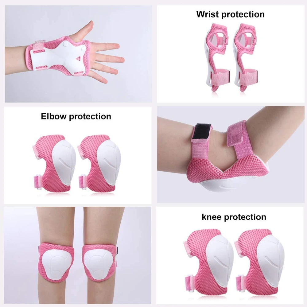 GOMOREON 6Pcs/Set Kids Knee Pa - огляд і ціна Cycling Gear Kids
