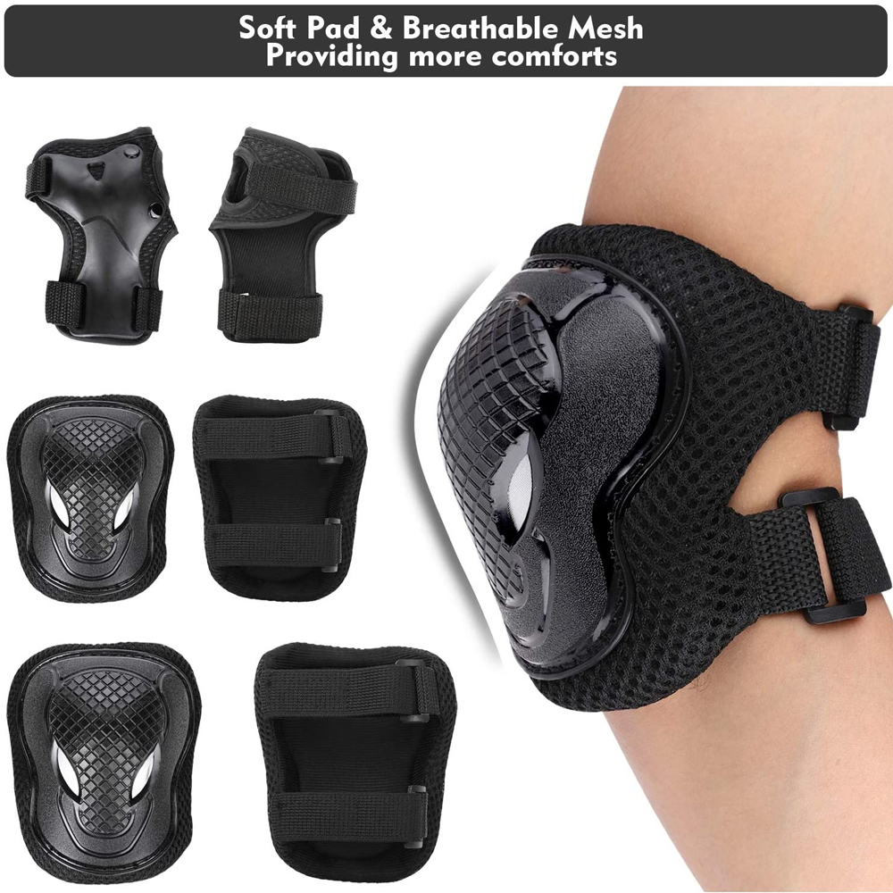 GOMOREON 6Pcs/Set Kids Safety  - огляд і ціна Cycling Gear Kids