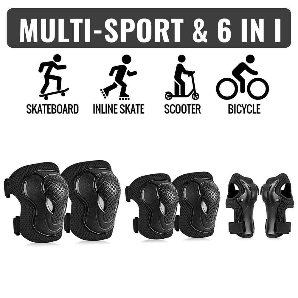 GOMOREON 6Pcs/Set Kids Safety  - огляд і ціна Cycling Gear Kids